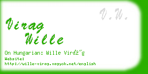 virag wille business card